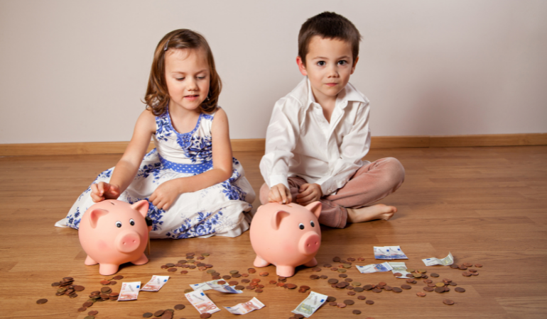 ensinando crianças a lidar com dinheiro